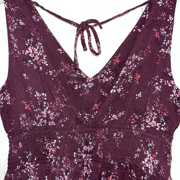 Aeropostale Floral Multicolor Babydoll Dress NWT — Large - Picture 1 of 6